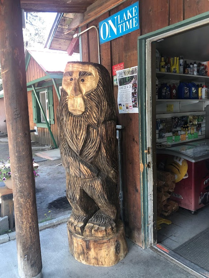Beaver Lodge has a new sasquatch display.