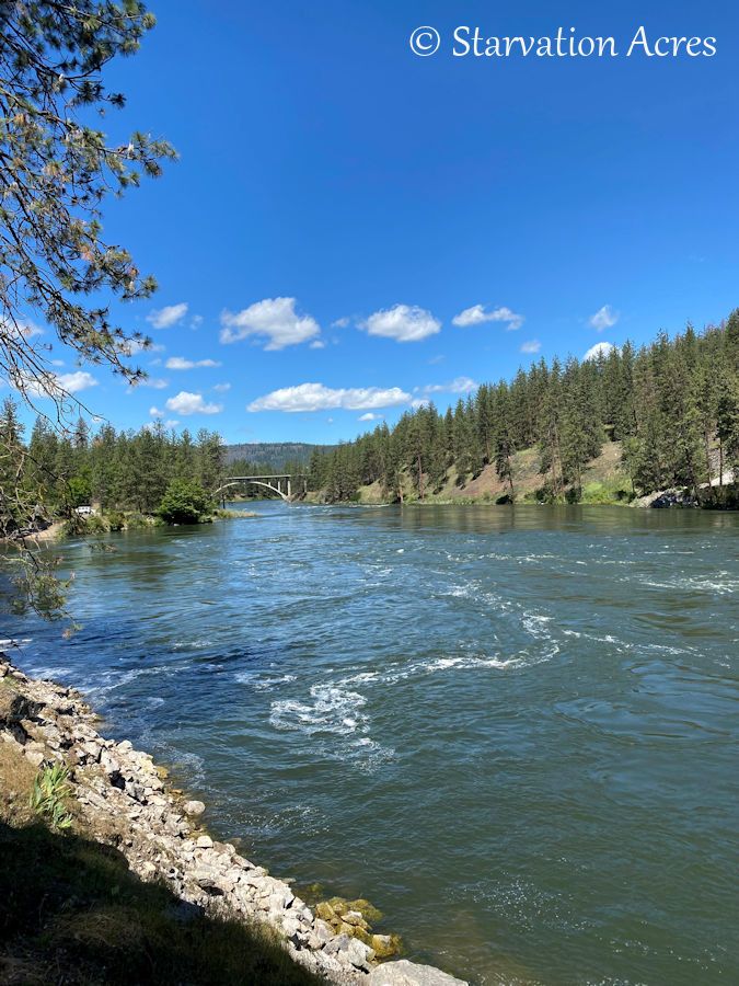 Spokane River below Long Lake